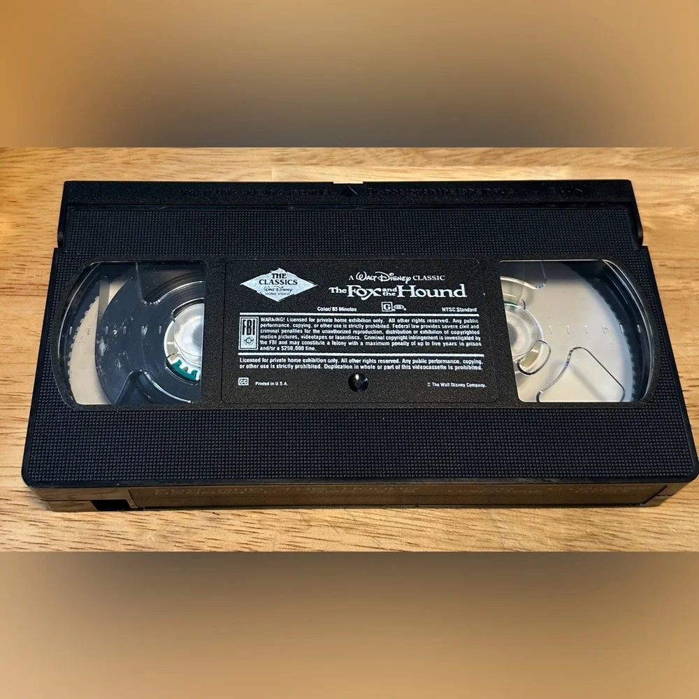 Walt Disney the Original Animated Classic The Fox and the House VHS Video